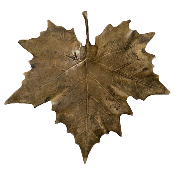 Sabena Belgian Airlines, Allan Waller Collection-Atlanta Brass Maple Leaf Dish